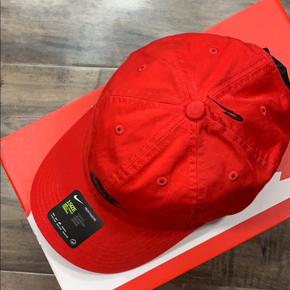 NIKE CAP HERITAGE86 youth 1 size red/black - Picture 11 of 16